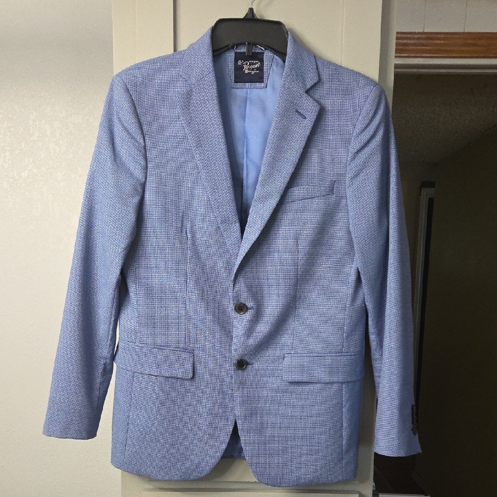 Original Penguin Light Blue Textured Blazer